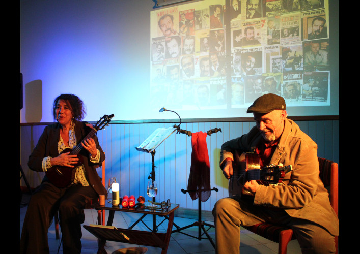 photo Brassens vu par un cheval !